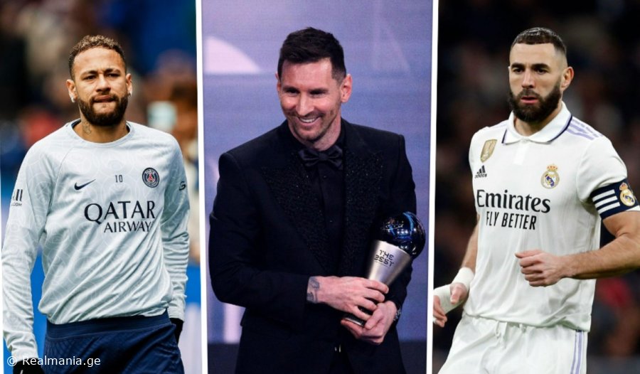 ბენზემა მე-3 ადგილზე - ვის მისცა ხმა მესიმ The Best-ის გათამაშებაში