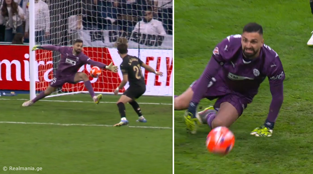 VIDEO: მთელი "ბერნაბეუ" შოკშია - გიორგი მამარდაშვილის დაუჯერებელი სეივი